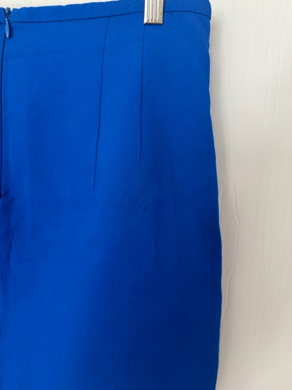 Zara Royal Blue Mini Skirt Size M | Dressy High Waisted Skirt | Going Out - Picture 6 of 8